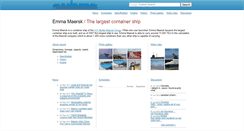 Desktop Screenshot of emma-maersk.com